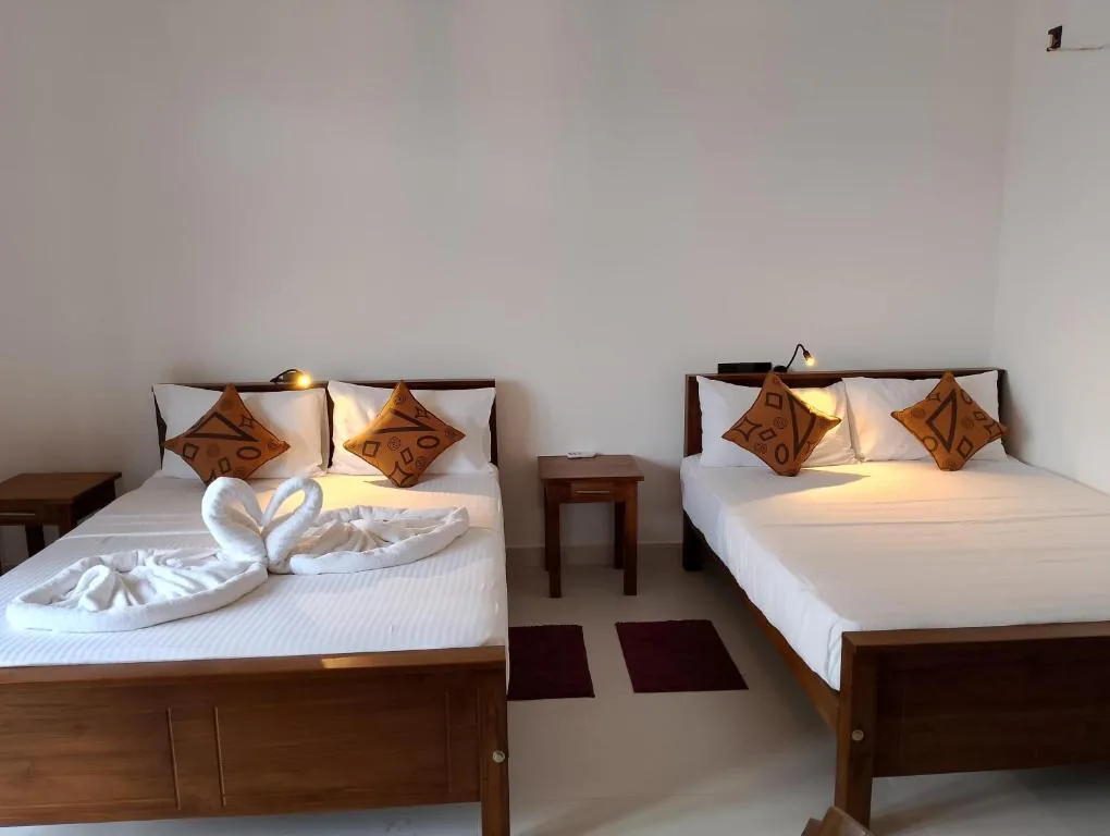 Front room view showing both beds