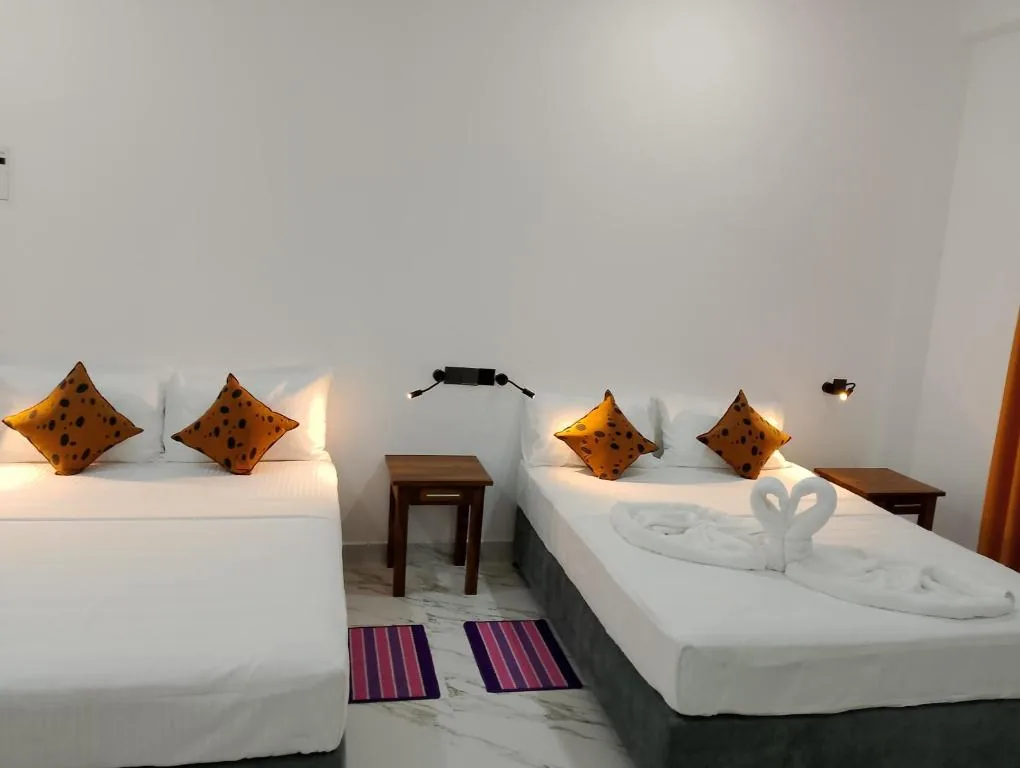 Close room angle showing both beds